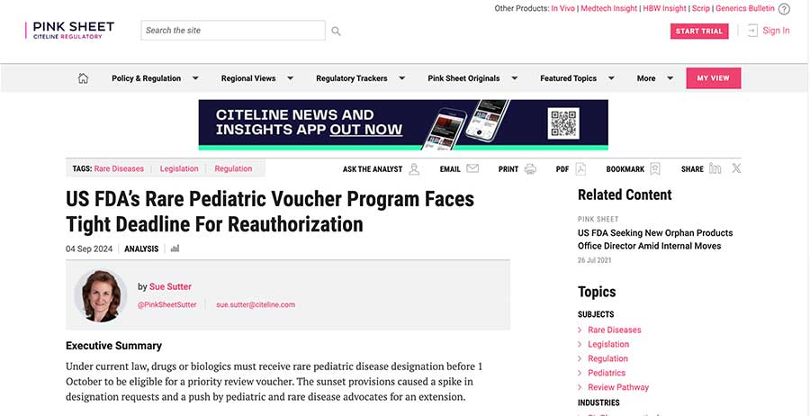 US-FDA’s-Rare-Pediatric-Voucher-Program-Faces-Tight-Deadline-For-Reauthorization-thumb